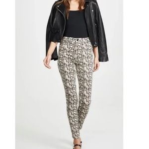 Good American | Good Legs | snakeskin | skinny | cotton blend | 15/33 | jeans